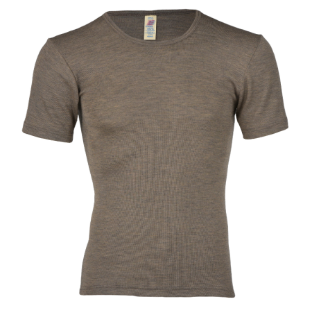Engel Natur wolzijde heren tshirt walnoot (704800)