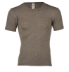 Engel Natur wolzijde heren tshirt walnoot (704800)