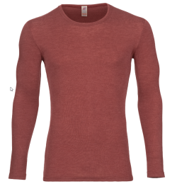 Engel Natur wolzijde heren longsleeve olive (704815)