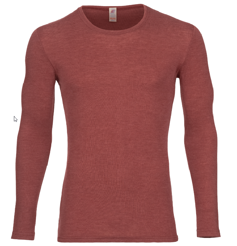 Engel Natur wolzijde heren longsleeve olive (704815)