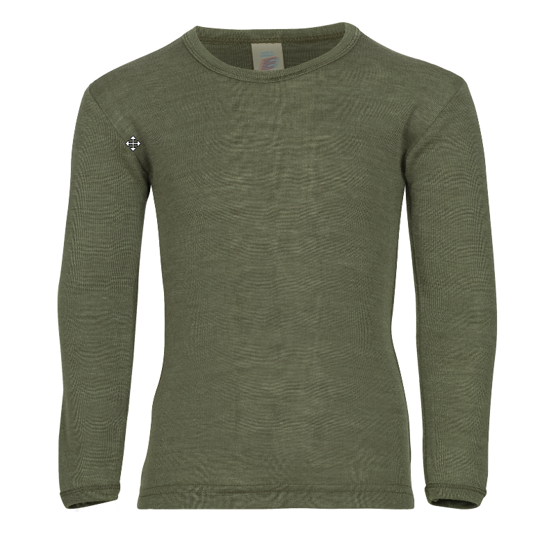 Engel Natur wool silk longsleeve olive