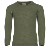 Engel Natur wol zijde longsleeve olive (707810)