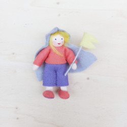 Seasonal table rain doll