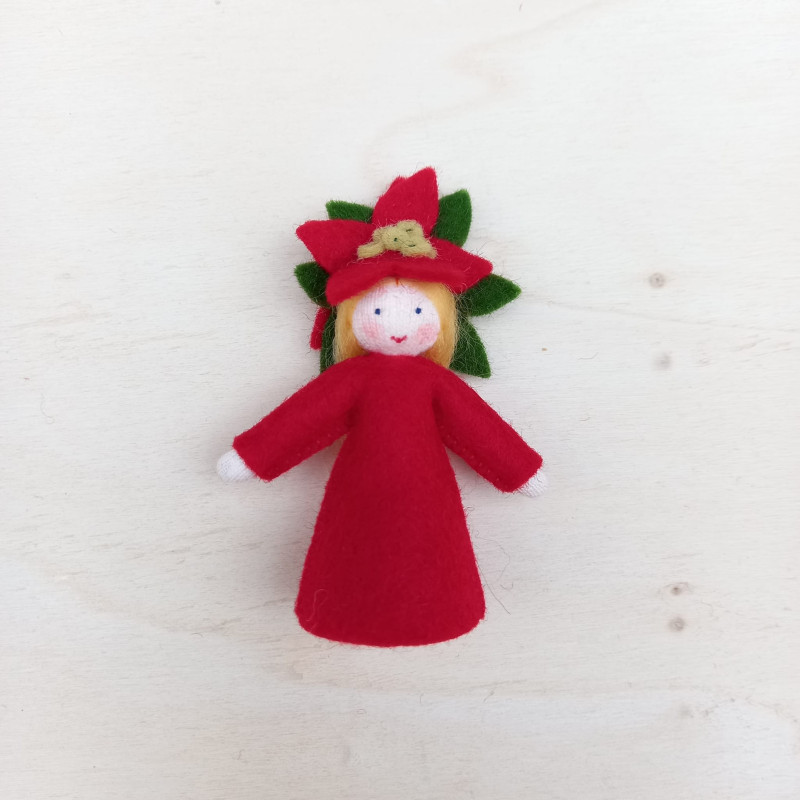 vilten poppetje kerstster