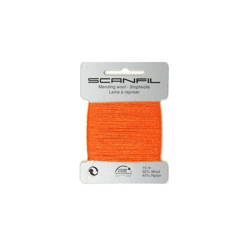 Scanfil mending wool orange 98