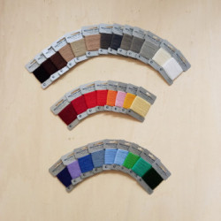 Scanfil mending wool set of 30 different colours