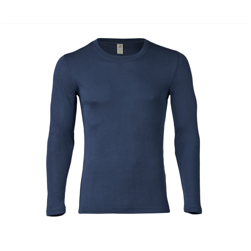 Engel Natur wolzijde heren longsleeve navy (704815)