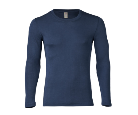 Engel Natur wolzijde heren longsleeve navy (704815)