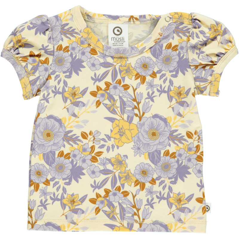 Muesli katoenen short sleeve cardamine calm yellow