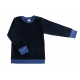 Leela cotton velourse longsleeve night blue