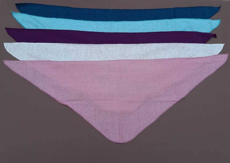 Alkena 100% zijde kwijlslabbetjes