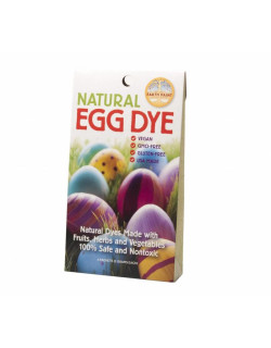 Natural Earth Paint Natural Egg Dye Kit with 4 vegan dyes.