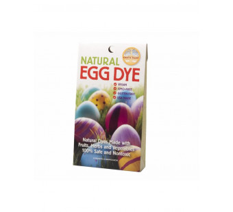 Natural Earth Paint Natural Egg Dye Kit with 4 vegan dyes.