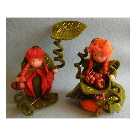 Twee pompoenmeisjes (Atelier Pippilotta)