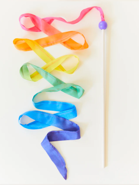 Sarah's Silk streamer rainbow large