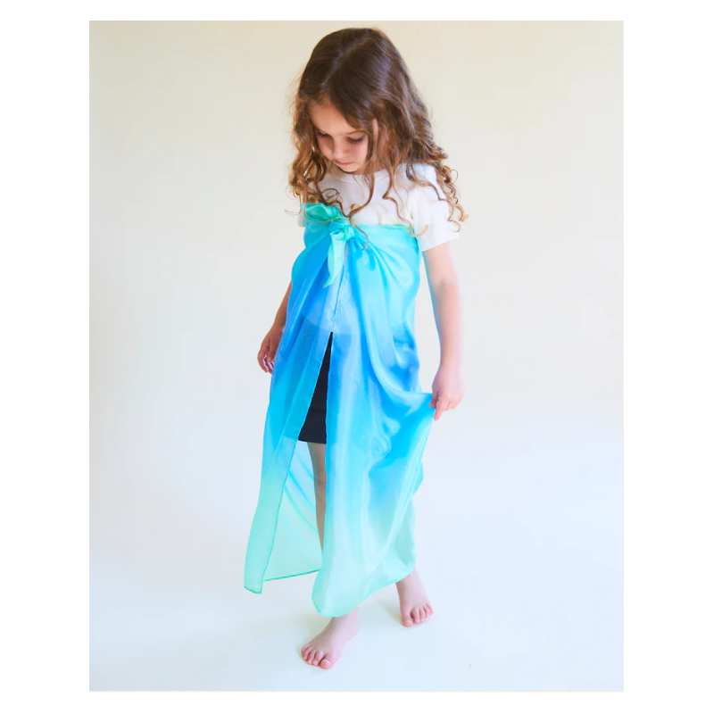 Sarah's silk zijde doek 85cm*85cm regenboog