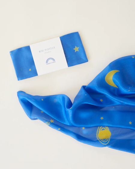 Sarah's silk mini  playsilk starry night