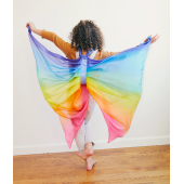 Sarahs silk zijde vleugels regenboog