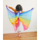 Sarah's silk zijde vleugels regenboog