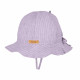 Pure Pure linen sun hat lavender striped