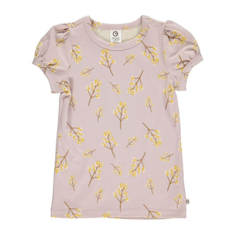 Muesli katoenen shortsleeve filipendula rose moon