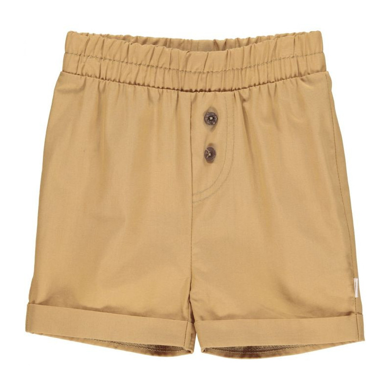 Muesli katoenen poplin korte broek cinnamon