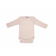 Cosilana body long sleeved brown cotton/wool/silk (91053)