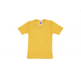 Cosilana shortsleeve cotton/wool/silk yellow (91232)