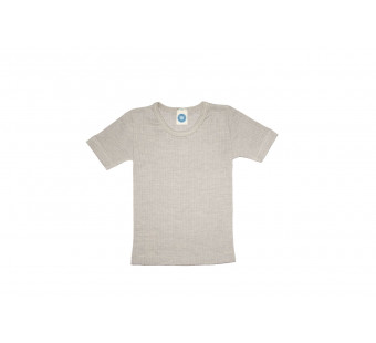 Cosilana shortsleeve cotton/wool/silk grey (91232)