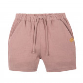 Pure Pure cotton short pants pink clay