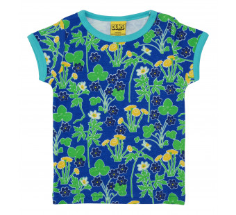 Duns Sweden katoenen shortsleeve hoefblad blauw Duns Sweden katoenen shortsleeve hoefblad blauw