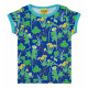 Duns Sweden katoenen shortsleeve hoefblad blauw