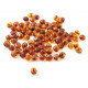 amber beads loose cognac per 10 pieces