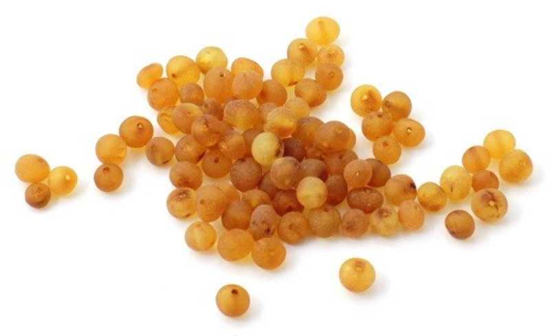 amber beads loose honey unpolished per 10 pieces