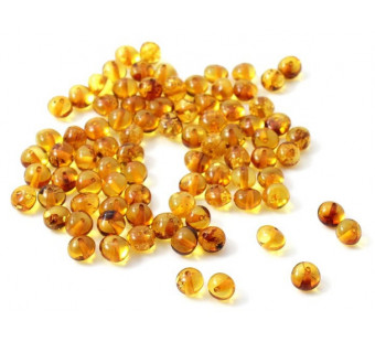 amber beads loose honey per 10 pieces