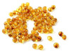 amber beads loose cognac per 10 pieces
