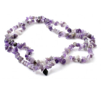 A strand of 80cm amethyst  beads