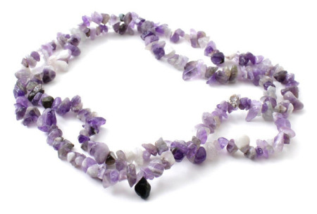 A strand of 80cm rose quarts beads