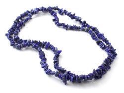 A strand of 80cm lapis lazulli  beads