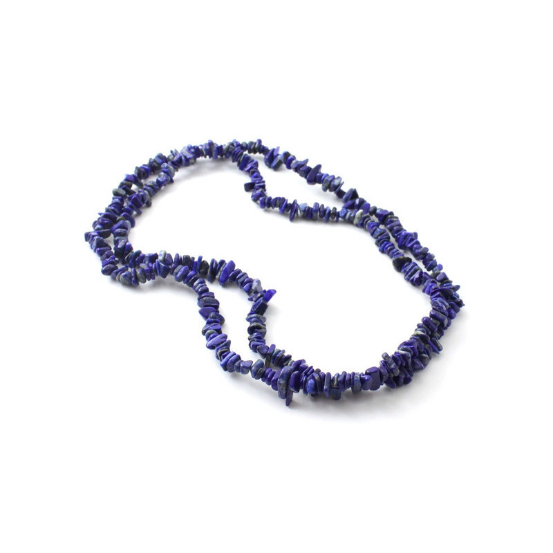 A strand of 80cm lapis lazulli  beads