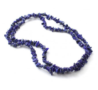 A strand of 80cm lapis lazulli  beads