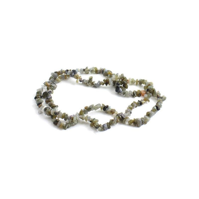 A strand of 80cm labradorite  beads