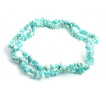 A strand of 80cm amazonite beads