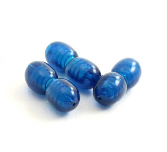 Amber clasp blue