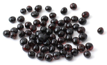 amber beads loose honey per 10 pieces