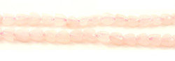 rose quartz bead heart shaped