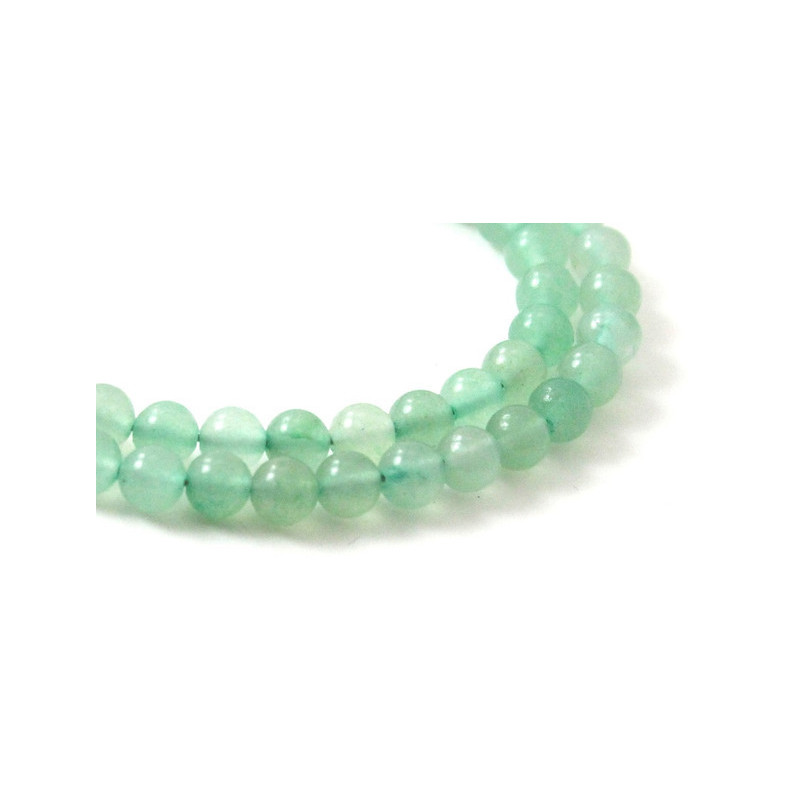 A set of 10 aventurine beads 6mm