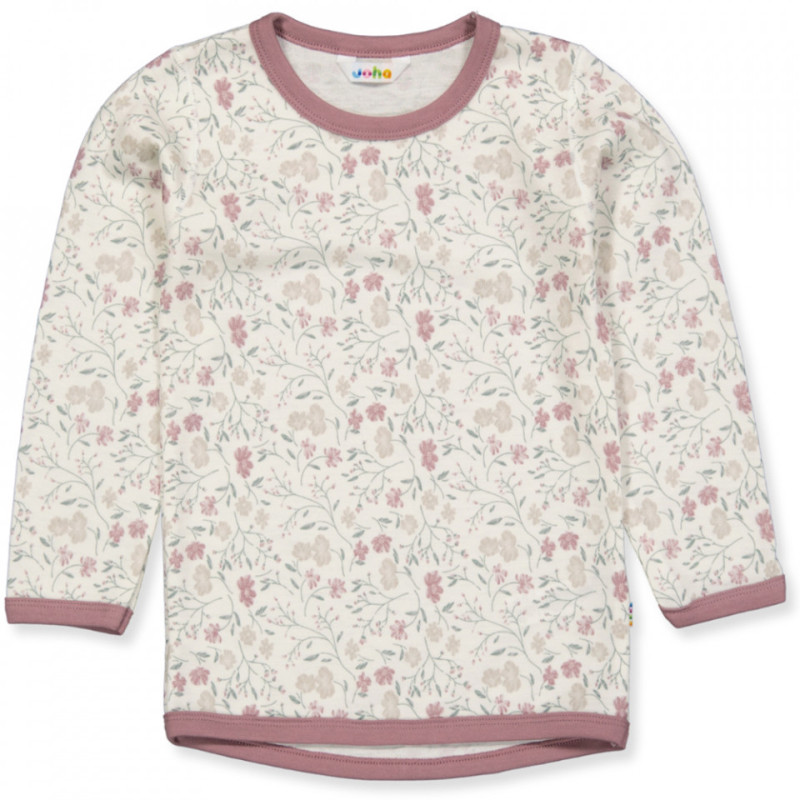 Joha longsleeve wool with bamboo with nature print (17917)