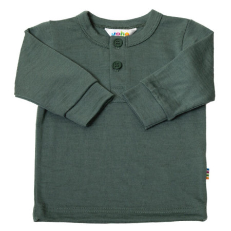 Joha merino woolen shirt greyish green