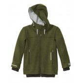 Disana boiled woolen outdoor jacket cassis